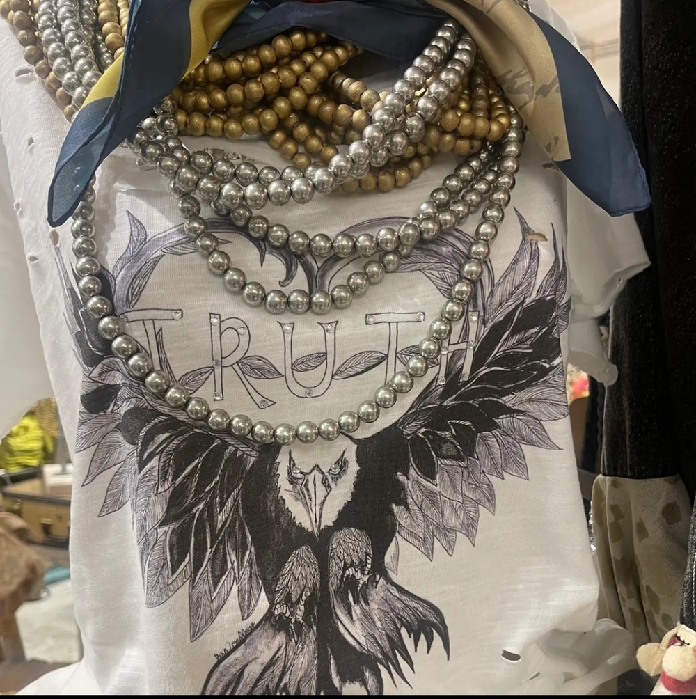 RB57 Truth Tattered Patriotic Tee